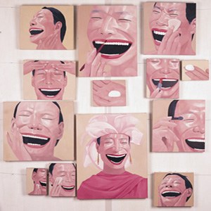 Yue Minjun the Topic of Make up